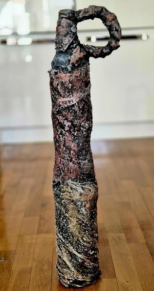 El Emeği Vazo küp 60X17 cm - 3