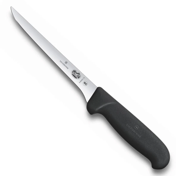 Victorinox 12cm Kavisli Dar Ağız Sıyırma Bıçağı Siyah 5.6403.12