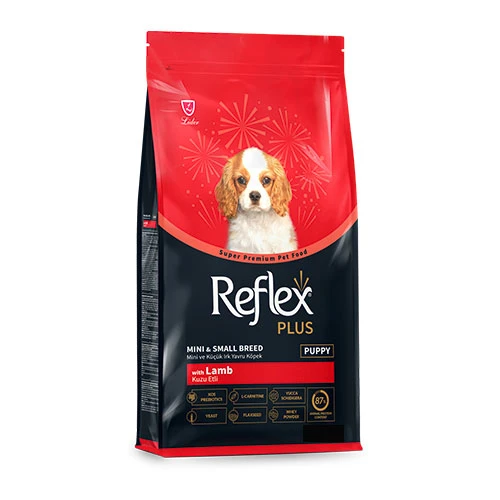 Reflex Plus Mini Small Kuzulu ve Pirinçli Küçük Irk Yavru Köpek Maması 3 Kg