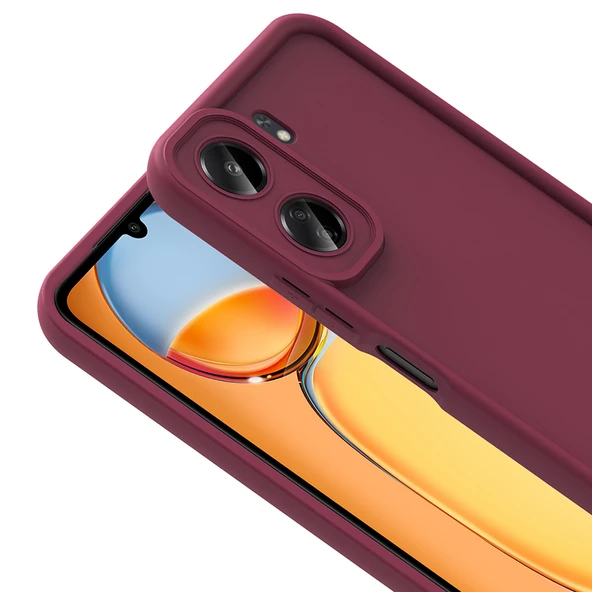 Xiaomi Poco C65 Kılıf Kamera Korumalı Ananas Kapak - Resim 9