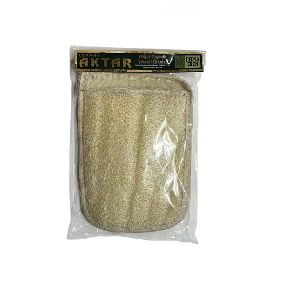 Kabak ve Mısır Lifli Çift Yüzlü Banyo Kesesi (El geçmeli) (21,5 * 16,5cm),2 Adet Derya Eren - 5