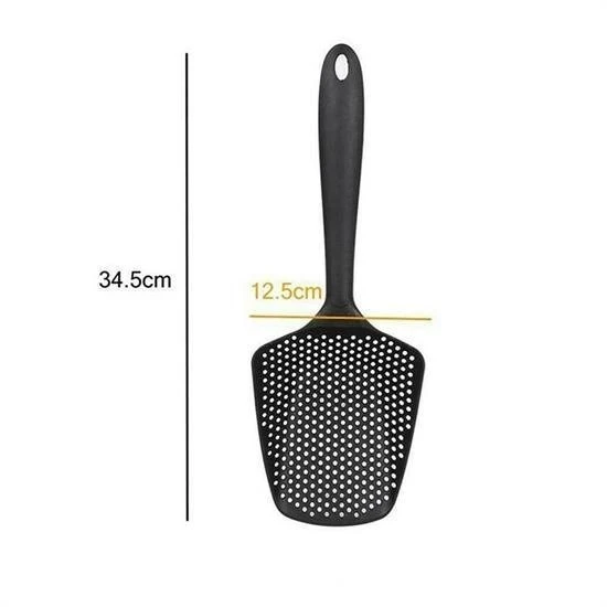 BUFFER® Isıya Dayanıklı Plastik Süzgeçli Kızartma ve Sebze Haşlama Kepçesi - 7