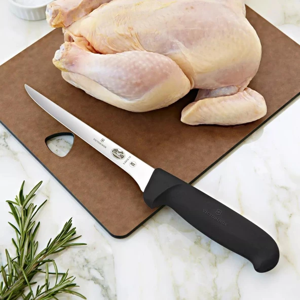 Victorinox 12cm Kavisli Dar Ağız Sıyırma Bıçağı Siyah 5.6403.12 - 4