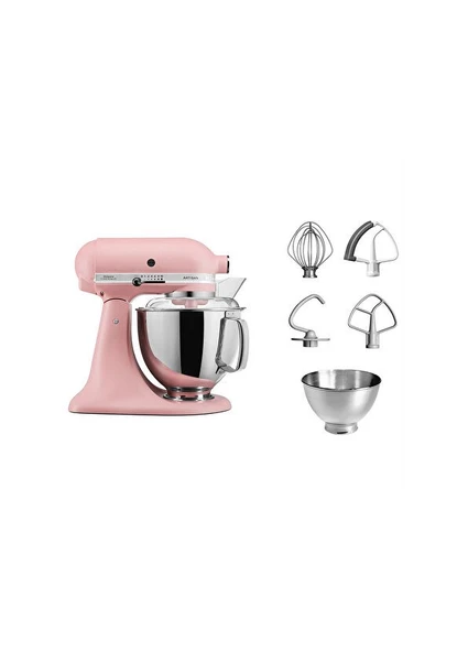 Kitchenaid 5KSM175PS Artisan Dried Rose 4,8 L Stand Mikser - Resim 3