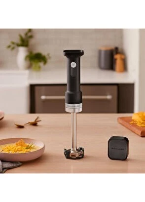 Kitchenaid Go Siyah Kablosuz Serisi Bataryalı El Blenderı - Resim 3