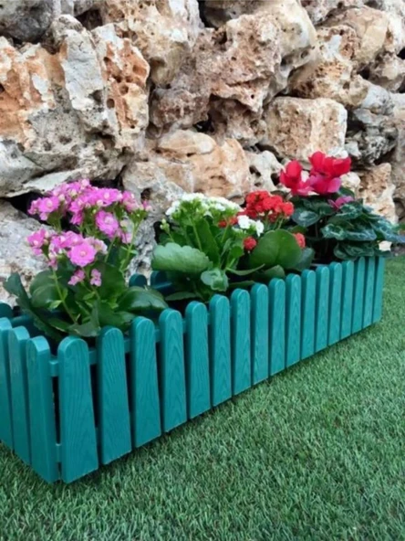 Omnipazar SO-İB03 Yeşil Askılı Balkon Saksı Takım 14 lt No 3 - Resim 5