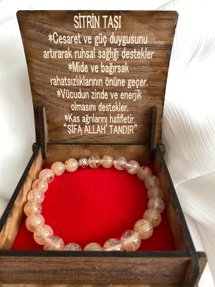 SİTRİN TAŞI BİLEKLİK - 4