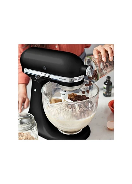 Kitchenaid 5KSM175PS Artisan Onyx Black 4,8 L Stand Mikser - 4