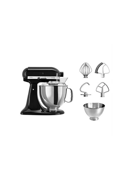 Kitchenaid 5KSM175PS Artisan Onyx Black 4,8 L Stand Mikser - 3