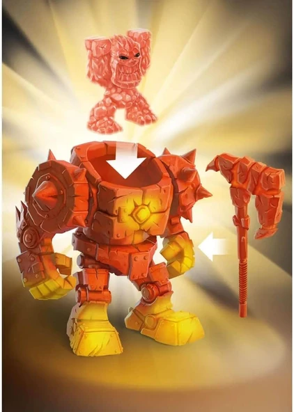 Schleich 42545 Eldrador Mini Yaratıklar Lava Robot Figür Oyuncak - 2