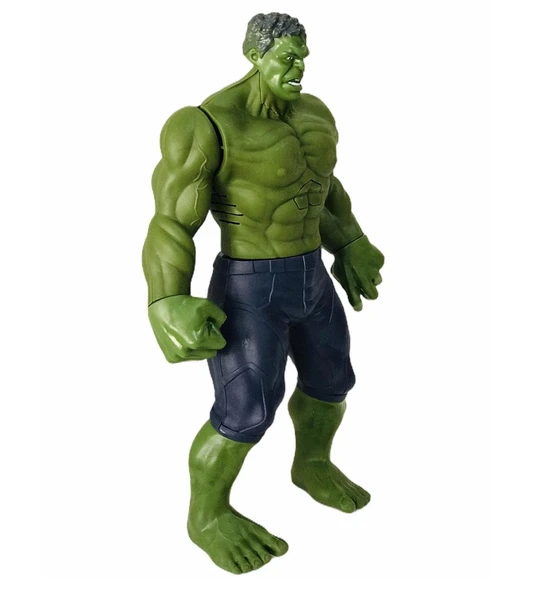 Marvel Avengers Yenilmezler Aksiyon Karakter Figür Işıklı Sesli Oyuncak Dev Hulk Yeşil Hulk 30 cm