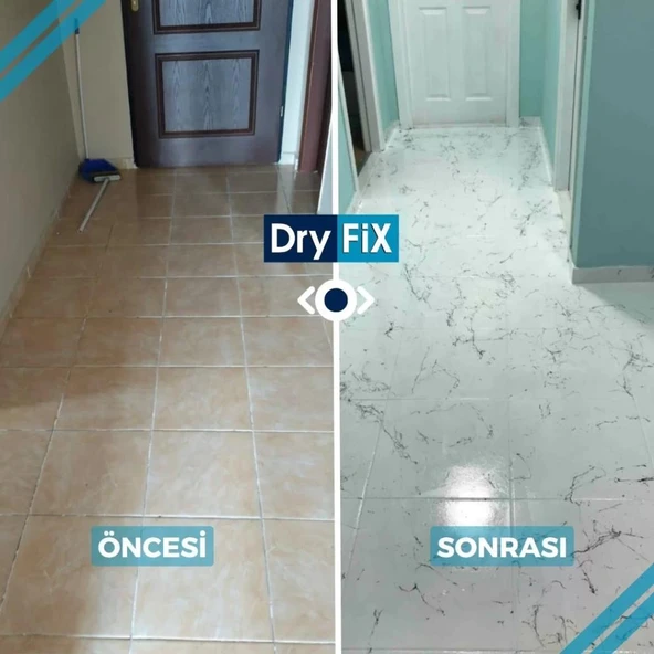 DryFix Fayans Boyası 1 Kg Ral 9002 Kirli Beyaz - Resim 4