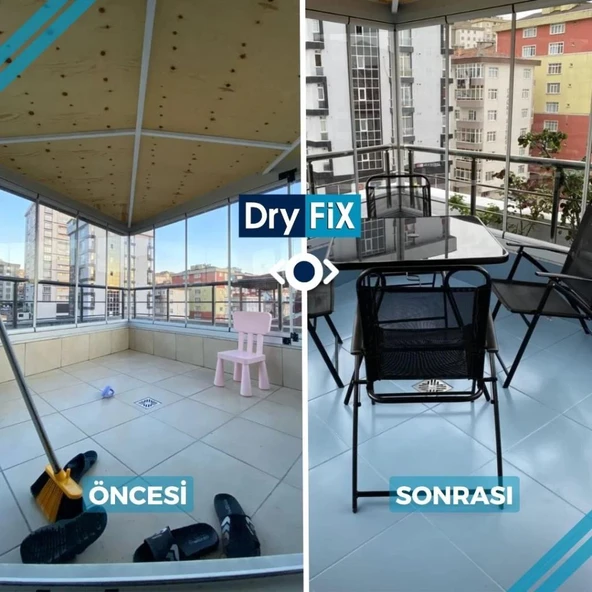 DryFix Fayans Boyası 1 Kg Ral 9002 Kirli Beyaz - Resim 2