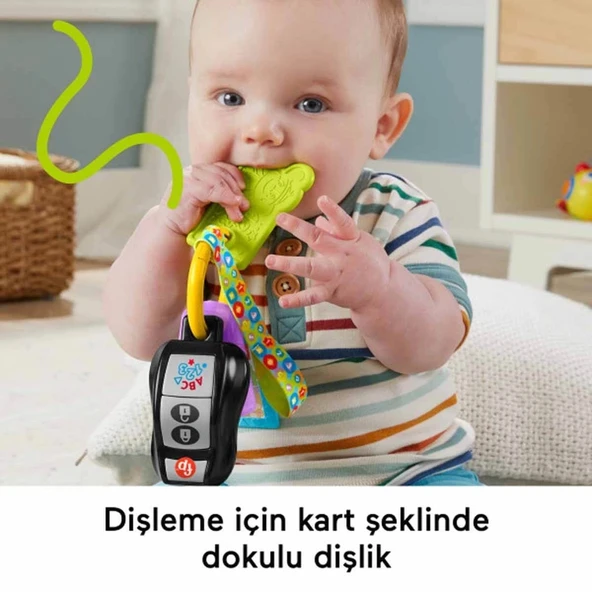 Fisher Price Sesli Eğlen ve Öğren Eğlenceli Aktivite Anahtarı HWY40 - 3