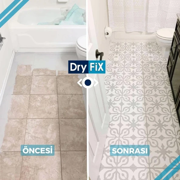 DryFix Fayans Boyası 1 Kg Ral 9002 Kirli Beyaz - Resim 5