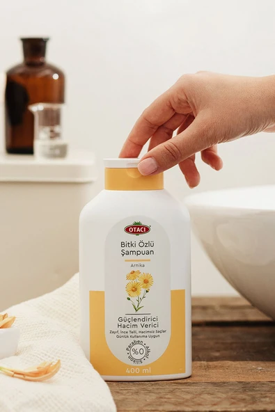 Otacı 10 Bitki Özlü Arnika Güçlendirici, Hacim Verici Şampuan 400 ml - 3