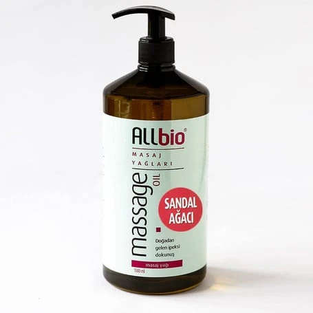 ALLBİO Masaj Yağı Sandal Ağacı 1 Lt