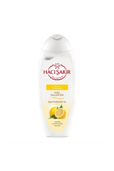 Hacı Şakir Yağlı Saçlar için Limon Besleyici Şampuan 500 ml