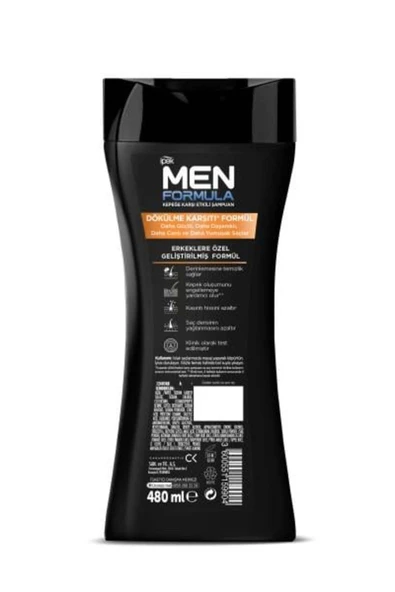 İpek Ipek Men Formula Kepeğe Karşı Etkili Şampuan - Dökülmeye Eğilimli Saçlar - 2