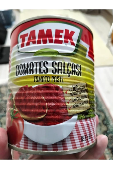 TAMEK Domates Salçası Teneke 830 gr - 2
