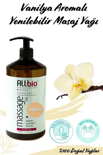 ALLBİO Allbio Masaj Yağı Vanilya (1 litre) - 2