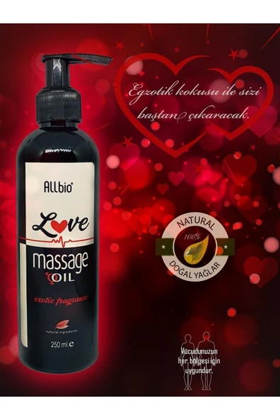 ALLBİO Allbio Masaj Yağı Love 250ml - 2