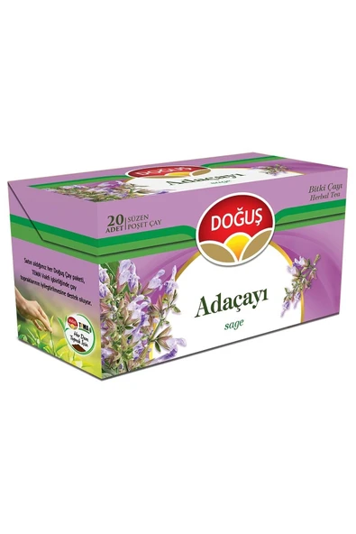 Doğuş 20'li Adaçayı Bitki Çay Süzen Poşet