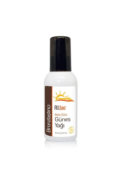 ALLBİO Bronzlaştırıcı Güneş Yağı