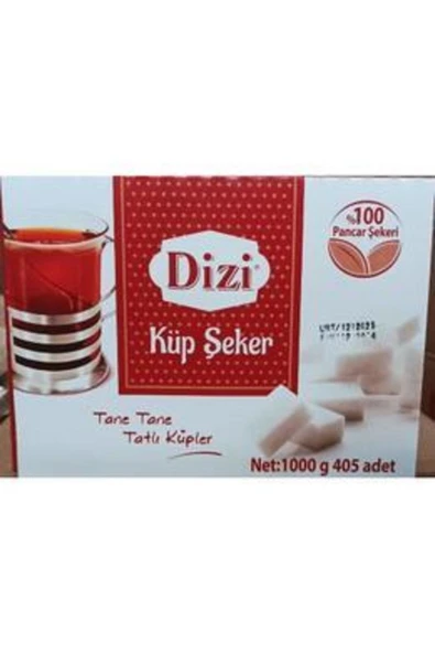 DİZİ Küp Şeker 1000 Gr 405 Adet