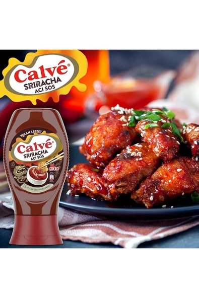 Calve Sriracha Acı Sos Yakan Lezzet Çok Acı 255 G X2 - 5