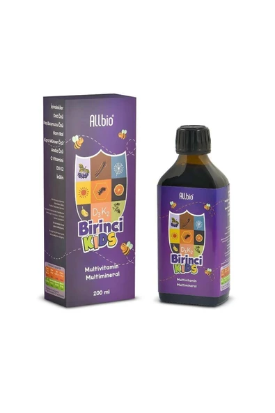 ALLBİO BİRİNCİ KİDS MULTİVİTAMİN 200 ML