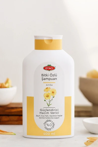 Otacı 10 Bitki Özlü Arnika Güçlendirici, Hacim Verici Şampuan 400 ml - 2