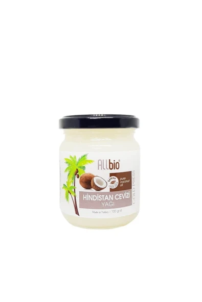 ALLBİO Hindistan Cevizi Yağı 100 ml 8680596033051