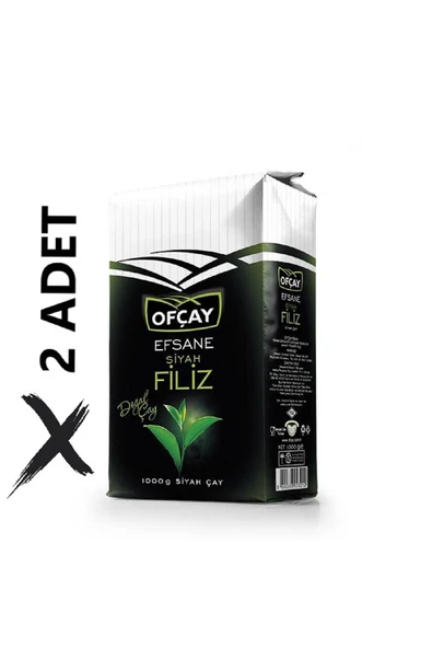 DEMÇAY Ofçay Efsane Filiz Çayı 1000grx2 Avantajlı Set