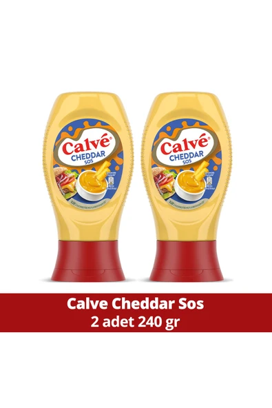 Calve Cheddar Sos 240 gr X 2 Adet