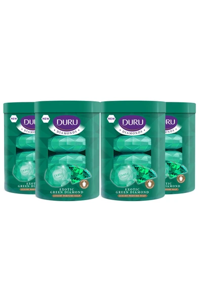 Duru Diamonds Serisi Exotic Green Diamond 16 Adet Güzellik Sabunu 4x360 gr