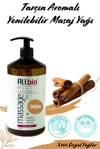 ALLBİO Masaj Yağı Tarçın 1 Lt - 2