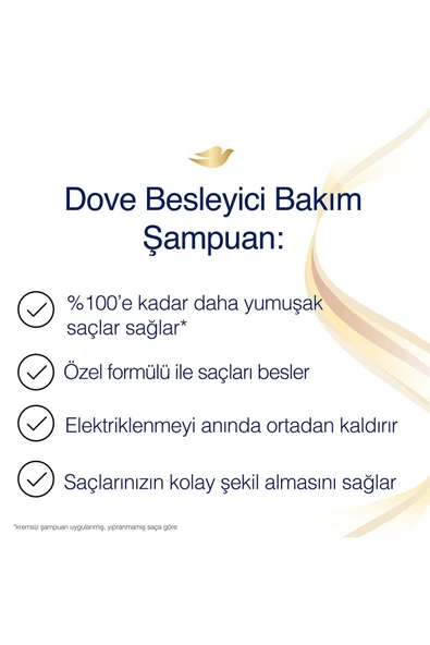 Dove Ultra Care Saç Bakım Şampuanı Besleyici Bakım Kuru Saçlar Için 400 ml - 4