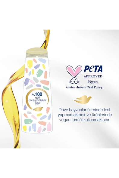 Dove Ultra Care Saç Bakım Şampuanı Onarıcı Bakım Argan Yağı 400 Ml - 5