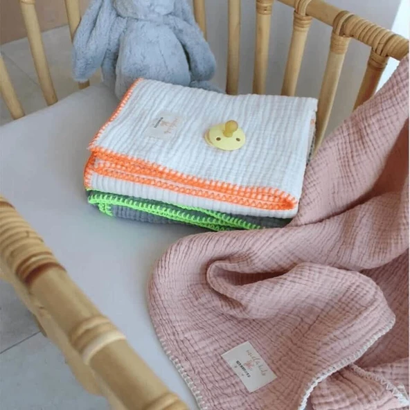 Marshmallow Müslin Battaniye - Resim 2