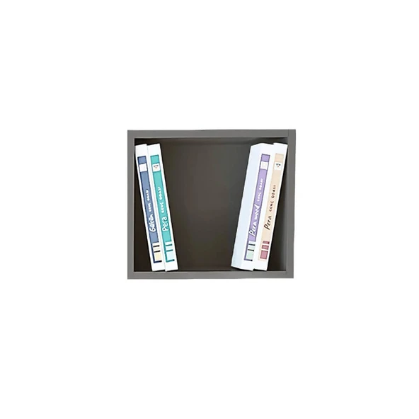 Çalışma Masası Üstü Kutu-40 CM-Antrasit