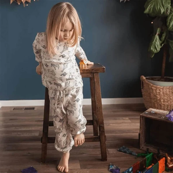 Hayvanlar Alemi Uzun Kollu Set ürün görseli 1