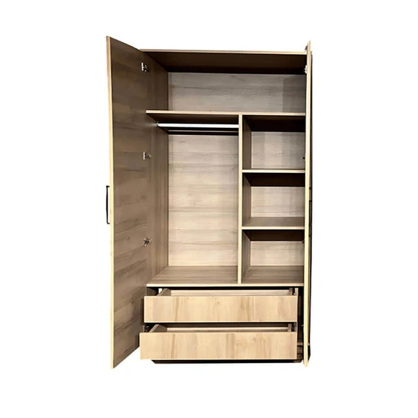 Sicilya Dolap 2 Kapaklı-Çekmeceli - Resim 2