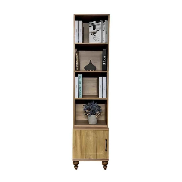 Alin Wood Komodin ve Kitaplık Set - 1