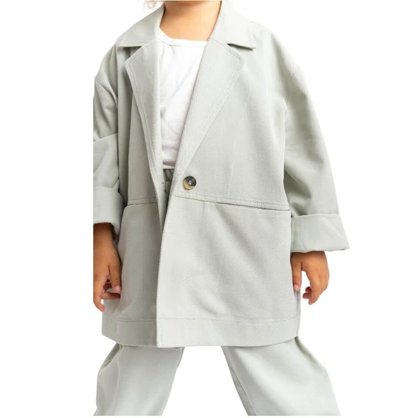 Ceketli Tencel Takım-Unisex - Resim 4