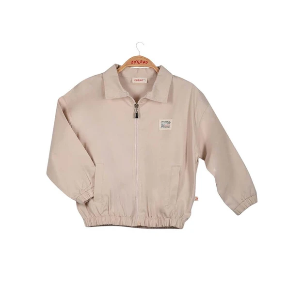 Erkek Çoçuk Gabardin Ceket-Taş Rengi