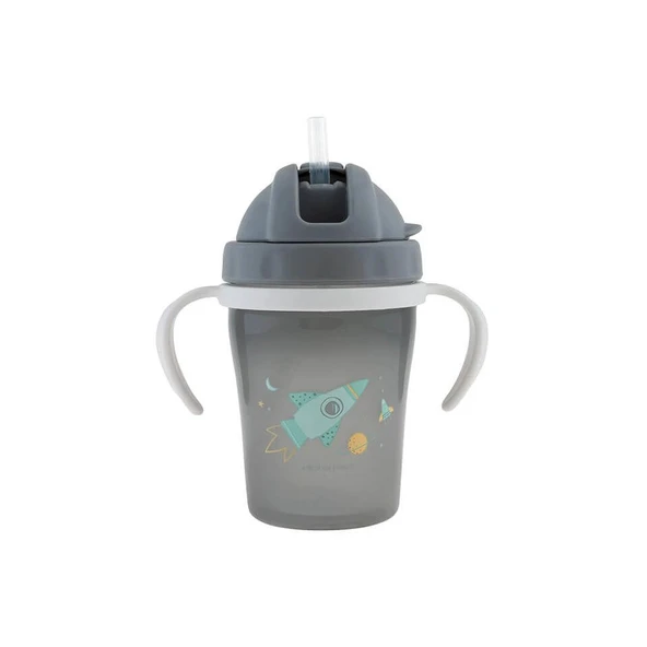 Stephen Joseph Pipetli Bardak Uzay Motifli - 1