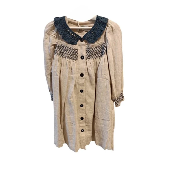 Didem Keten Natural-El İşi Yaka Elbise ürün görseli 1