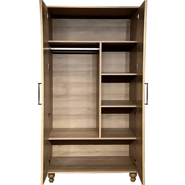 Alin Wood 2 Kapaklı Dolap - Resim 2