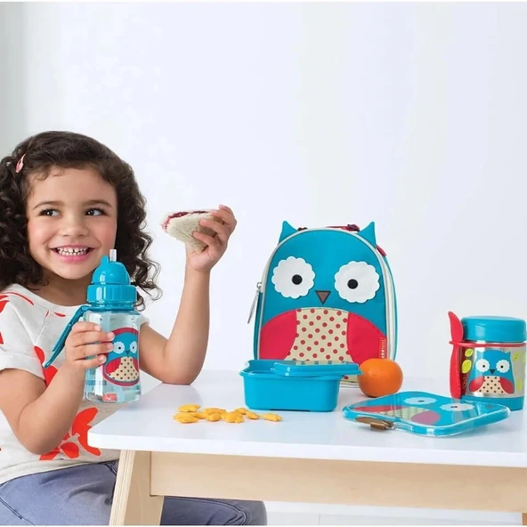 Zoo Paslanmaz Çelik Termos Baykuş - 2